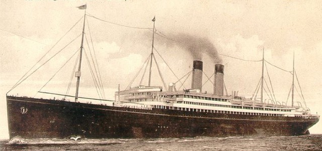 RMS Adriatic postcard