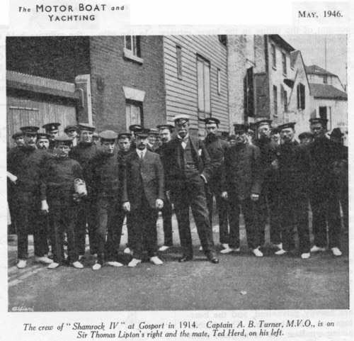 Shamrock 1914 crew